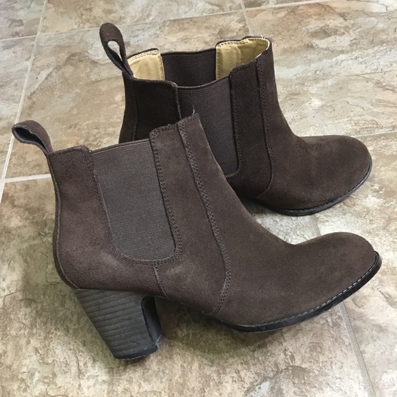 Nine West Vintage American Brown Suede Boots - Picture 1 of 8